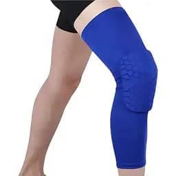 Наколінник Zelart еластичний бандаж для волейболу, танців, гімнастики, йоги S 41см Blue (15989)