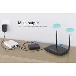 ДБЖ Marsriva DC UPS для роутерів KP3 3xDC+USB OUT 5V/9V/12V, 2А/18W, 10000mAh (37Wh) Li-ion - мініатюра 6