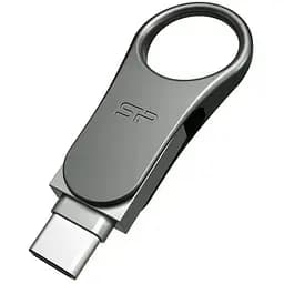 Накопичувач Silicon Power Mobile C80 32 GB USB 3.0 Type-C Silver (SP032GBUC3C80V1S)