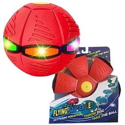 Літаюча тарілка-м'яч Bambi MR 1002-3 red трансформер (25700)
