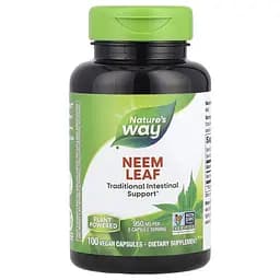 Натуральна добавка Nature's Way Neem Leaf, 100 вегакапсул
