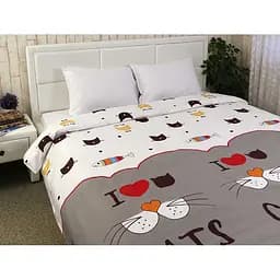Комплект постельного белья Руно Му саt, сатин набивной, полуторный (1.137К_My cat)