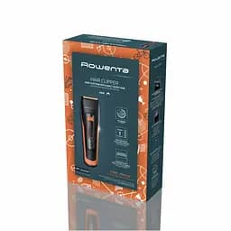 Машинка для стрижки Rowenta Sport Collection, акум., роторний мотор, насадок-2, кейс, сталь, чорно-помаранчевий - мініатюра 10