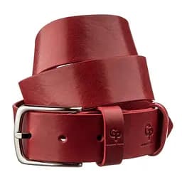 Ремінь жіночий шкіряний Grande Pelle 11262 червоний 105-120 см - мініатюра 1