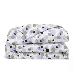 Дитяча постільна білизна в ліжечко BALLS, блакитний (BallsGrayBlueBlack_45Pearl_140) - мініатюра 3