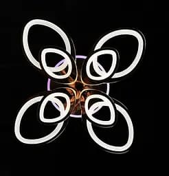 Стельова LED люстра з димерним пультом і підсвічуванням Splendid-Ray 30-3980-45 - мініатюра 5