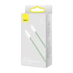 Кабель Baseus Dynamic Series Cable Type-C to Lightning 20W 1m CALD000006 Green - мініатюра 4