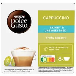 Уцінка. Напій кавовий у капсулах Nescafe Dolce Gusto Cappuccino Skinny & Unsweetend  161.6 г  - мініатюра 1