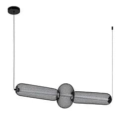 Люстра LED Levistella 7812035 BK, 8W, 3000K, чорний метал, сучасний стиль