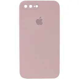 Чохол Epik Silicone Case Square Full Camera Protective AA для Apple iPhone 7 plus/8 plus 5.5 Рожевий/Pink Sand