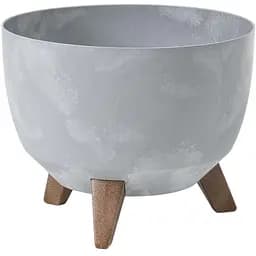 Вазон Lamela Roma 24.2х15 см сірий бетон (9707973)