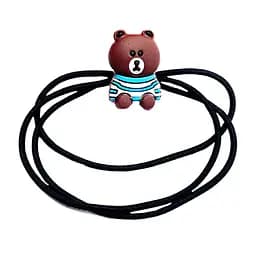 Дитяча резинка для волосся Ведмедики La-beauty 0301-559 набір 10 шт