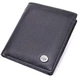 Універсальна модель гаманця з натуральної шкіри ST Leather 19474 чорна
