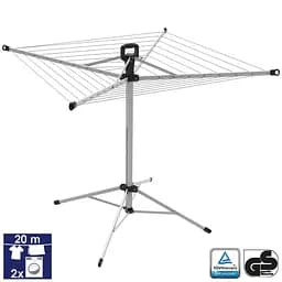 Сушарка для білизни підлогова Casa Si Pop-Up Rotary 20m Grey (CS92039B002) - мініатюра 2