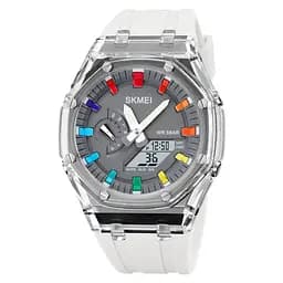Годинник наручний 2100WTGY White-Grey Skmei acs0030286