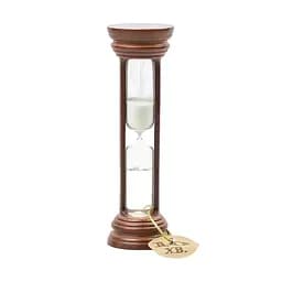 Часы песочные в деревянном корпусе на 10 минут (цвет вишня/песок белый), Склоприлад 86719