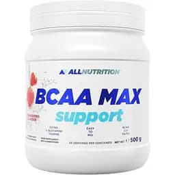 Аминокислота BCAA AllNutrition BCAA Max Support, 500 грамм - Клубника
