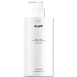 Очищувальне молочко для обличчя Klapp Triple Action Cleansing Milk 500 мл