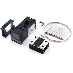 Контролер температури + твердотільне реле REX-C100FK07-V*AN+BRM-40DA+M6