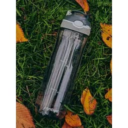 Пляшка для води Contigo Ashland спортивна сіра 0.72 л (2191378) - мініатюра 5