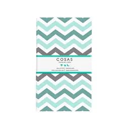 Набір простирадл на резинці Cosas BEIGE/MINT ZIGZAG 160х200х20 см (Set_Beige_ZigMintGrey_160x200_2) - мініатюра 4