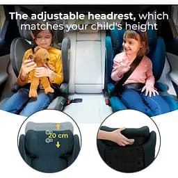 Автокрісло Kinderkraft Junior Fix 2 i-Size Harbour Blue синє (KCJUFI20BLU0000) - мініатюра 16