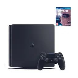 Консоль Sony PlayStation 4 SLIM 1TB Black обслугована + Геймпад бездротовий DualShock 4 + Detroit: Become Human + гарантія б/в