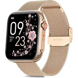 Смарт-годинник жіночий Uwatch Sensation Gold 2 ремінця Золотий (3180)