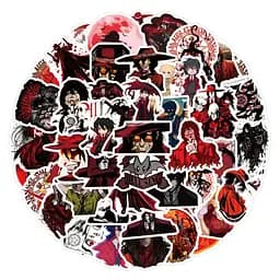 Стікерпак Геллсінг набір наліпок GeekLand Hellsing 60 штук 2457239720