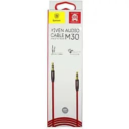 Аудіокабель Baseus Yiven Audio Cable M30 1.5M Червоний CAM30-C91