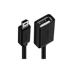 Перехідник OTG USB 2.0 AF to Mini 5P 0.1m US249 black Ugreen (10383) - мініатюра 2