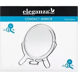 Дзеркало подвійне Eleganza на металевій підставці 12.5х11.5 см (850658)