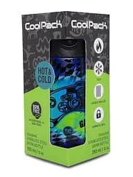 Пляшка COOLPACK BONO GAMER Chess для води 350 мл металева (Z10964) - мініатюра 2