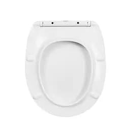 Унітаз підвісний Kroner KRP - A534UF Rimless 410x355x555 мм, сидіння Slim Duroplast / Soft-close / Quick relase, Білий - мініатюра 10