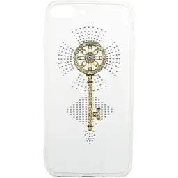 Чохол-накладка Toto TPU case with stones iPhone 7 Plus/8 Plus Key Transparent
