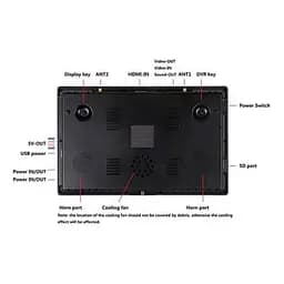 Монітор FPV Hawkeye Captain 10.2" DVR 5.8GHz 96CH L,X,Z Band (HC10296) - мініатюра 2