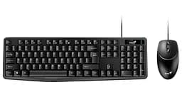 Комплект Genius KM-170, Black, Optical, USB, клавіатура+миша