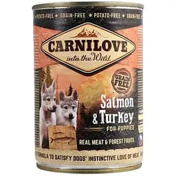 Влажный корм Carnilove Salmon & Turkey для щенков лосось и индейка 400 г