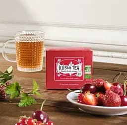 Чай чорний Kusmi Tea Four Red Fruits органічний 40 г (20 шт. х 2 г) - мініатюра 3