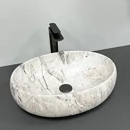 Умивальник VBI Veneto stone накладний VBI-012803, Сірий