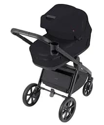 Коляска 2 в 1 Carrello Omega CRL-6540 Cosmo Black дощовик москітна сітка LED-ліхтарик - мініатюра 9