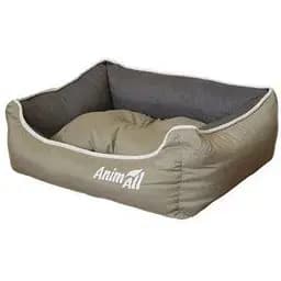 Лежак AnimAll Nena M для собак оливковий 55×43×17 см