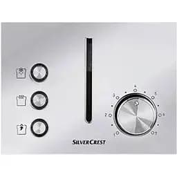 Тостер Silver Crest STS 850 B1 - бежевий 2 відсіки для тостів, 7 ступенів пропікання - мініатюра 3