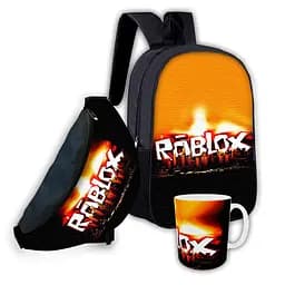 Набір дитячий Роблокс "Roblox" рюкзак, сумка-бананка, кружка (00696)