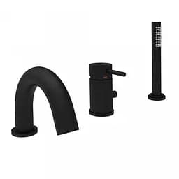 Змішувач для ванни Paffoni Light LIG 047 NO, Чорний матовий