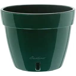 Вазон Santino Asti 15 л чорно-зелений (AST150GRN/BL)
