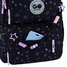 Рюкзак GoPack Education 120M-1 Stars Чорно-фіолетовий (GO26-120M-1) - мініатюра 9