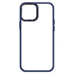 Чехол для Apple iPhone 14, Unit, синий, прозрачный противоударный чехол-накладка из TPU и поликарбоната (PC), с защитными бортиками, защита всего корпуса от ударов и царапин, ArmorStandart (ARM62477)