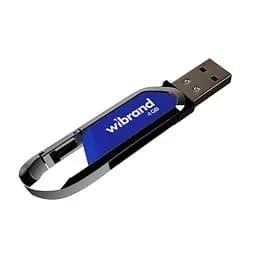 Флеш-накопичувач Wibrand USB 2.0 Aligator 4Gb блакитний - мініатюра 3