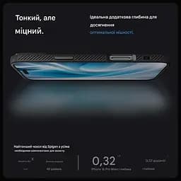 Оригінальний протиударний чохол Spigen Liquid Air Armor для Iphone 16 Pro Max (6.9") Matte Black ACS07988 - мініатюра 3